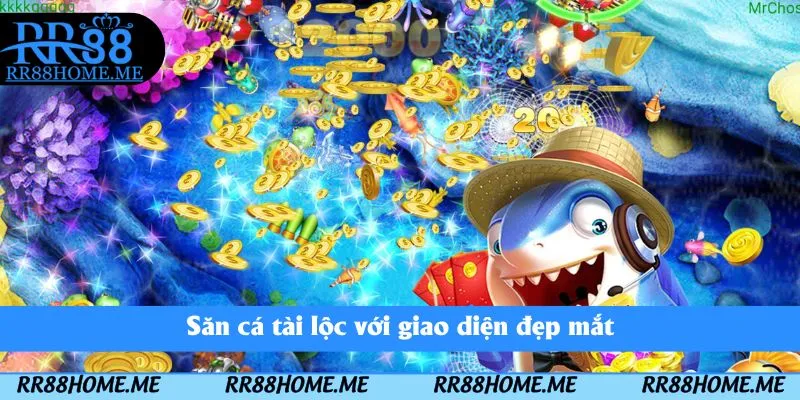 Top 10 Game Bắn Cá Chất Lượng Phần Thưởng Hấp Dẫn Tại RR88 2 Săn cá tài lộc với giao diện đẹp mắt