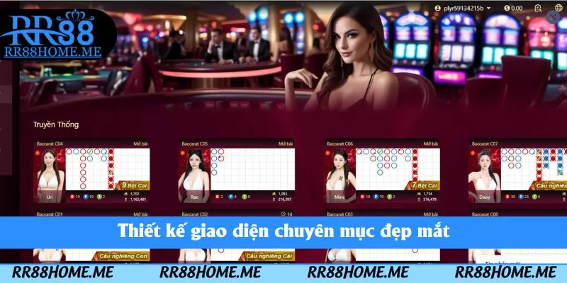 Trải Nghiệm Casino RR88 – Sân Chơi Sang Trọng, Quà Tặng Hấp Dẫn 2 Thiết kế giao diện chuyên mục đẹp mắt