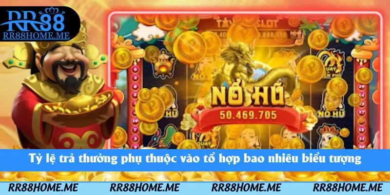 Nổ Hũ Thần Tài RR88 - Game Quay Hũ Nhận Thưởng Khủng 3 Tỷ lệ trả thưởng phụ thuộc vào tổ hợp bao nhiêu biểu tượng